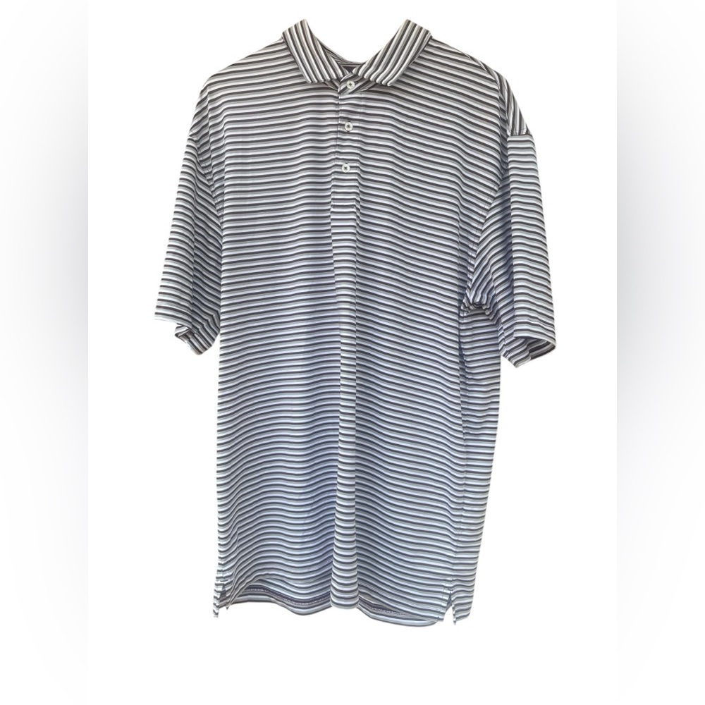 Onward Reserve Size XL Striped Men's Shirt-Maroon,white,grey golf shirt SS